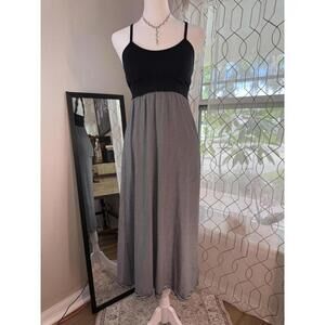 Marilyn Monroe Dress Womens Small Black White Striped Lace Racerback Summer Midi